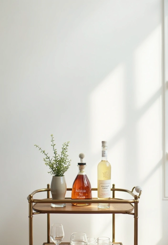The Minimalist Bar Cart
