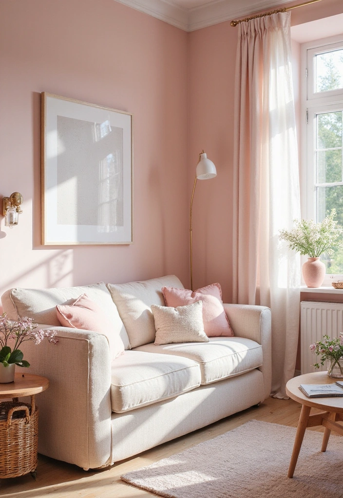 Soft Blush Pink for a Feminine Touch