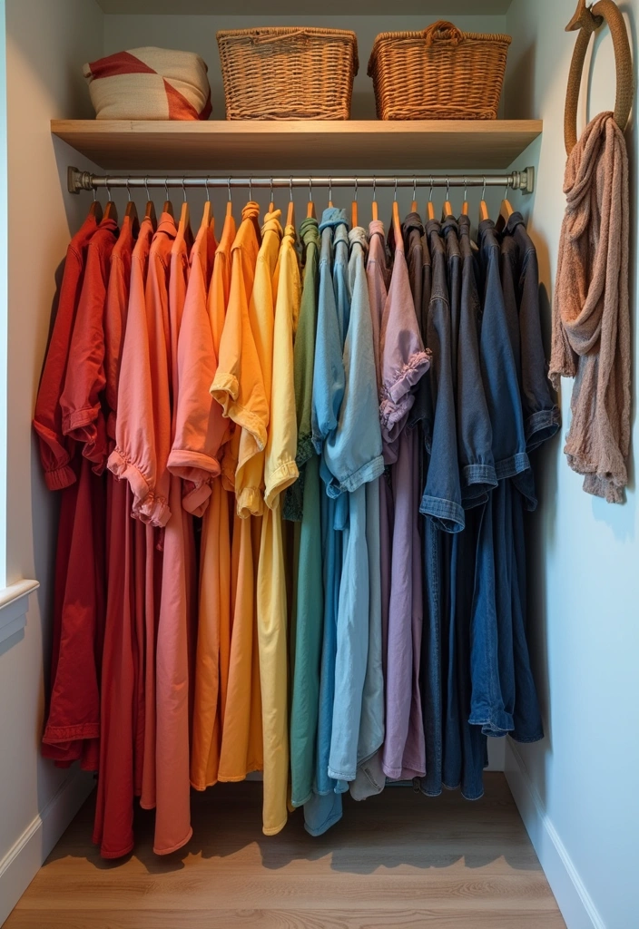 Color Coordinate Your Wardrobe