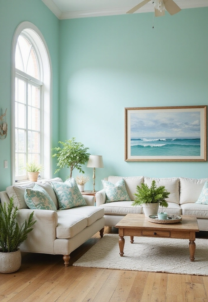 Light Aqua for a Beachy Feel