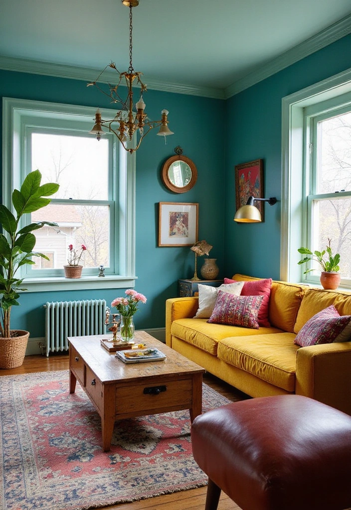 Playful Teal for Unique Character