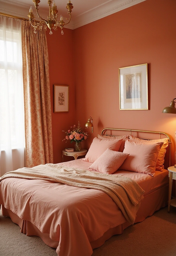 Sunset Hues: Orange, Pink, and Peach