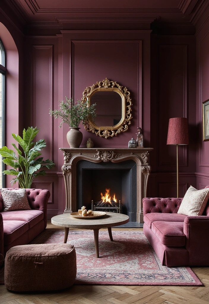 Deep Plum for a Luxe Touch