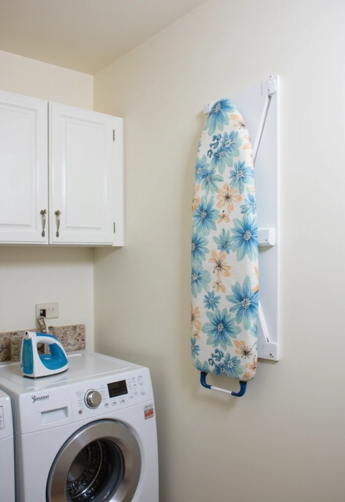 Fold-Down Ironing Board