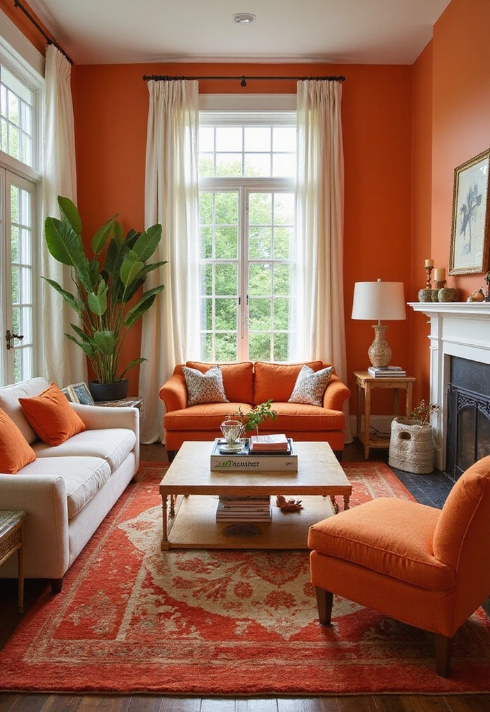 Sunset Orange for a Warm Glow