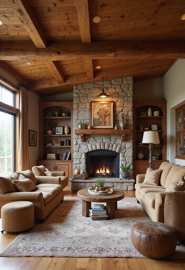 Rustic Redwood for a Warm Embrace