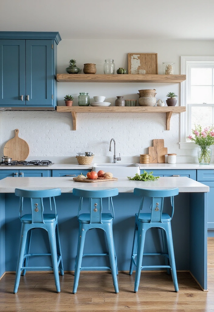 Blue Painted Furniture