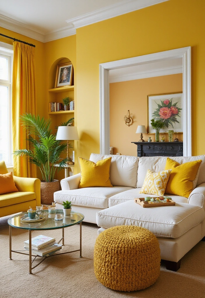 Bright Yellow for Joyful Energy
