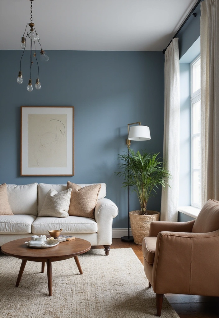 Soft Indigo for a Serene Ambiance