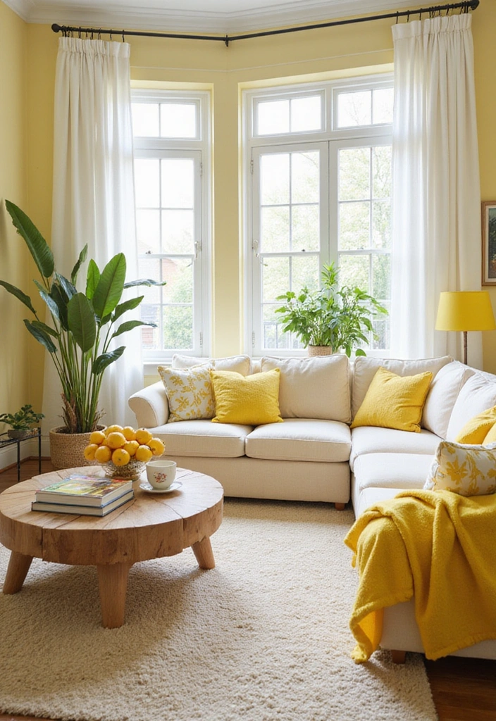 Cheerful Lemon for Brightening Spaces