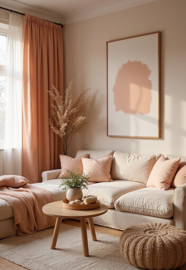 Gentle Peach for a Soothing Touch