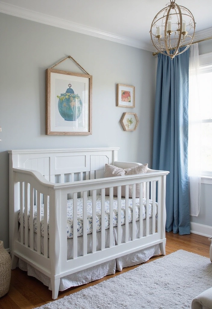 baby boy nursery blue and gray accents - conclusion